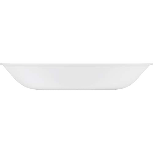 Corelle Vitrelle 6-Piece Bowl Set, Triple Layer Glass and Chip Resistant, 20-Oz Lightweight Round Bowls, Winter Frost White