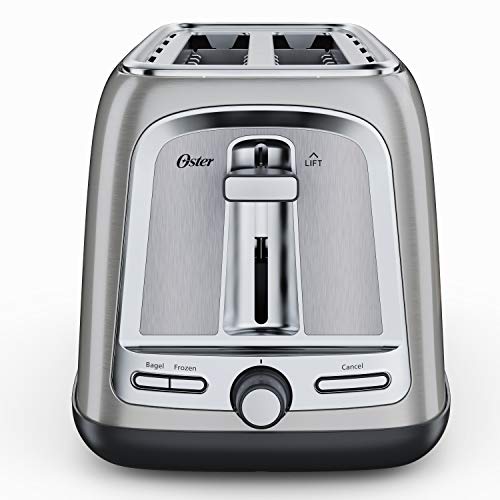 Oster 2-Slice Toaster with Advanced Toast Technology, Stainless Steel